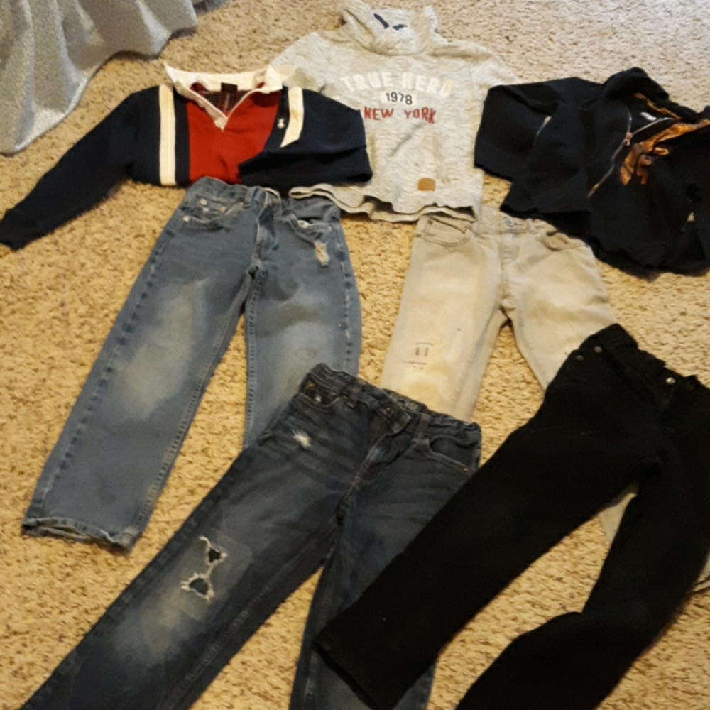 Bundle of boys clothes